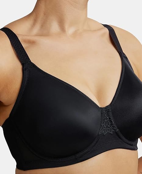 Jockey 1855 Women’s Underwired Minimizer Bra – Full Coverage with Broad Wings & Soft Microfiber